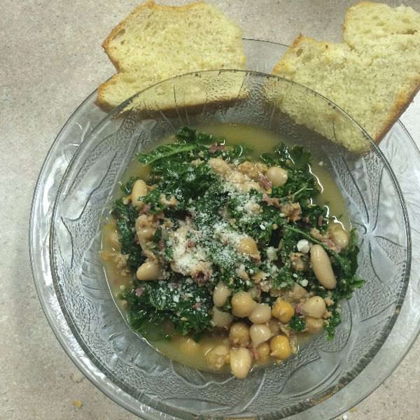 Bean, Sausage and Kale Soup